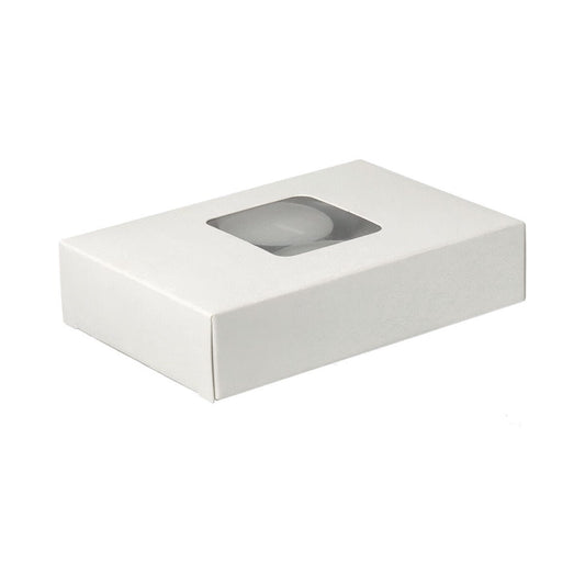 Tealight Box - 25mm - PVC - 6 Pack - White - 12