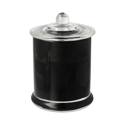 Danube Glassware - Knob Lid - Transparent Black (inside) - Small - 12