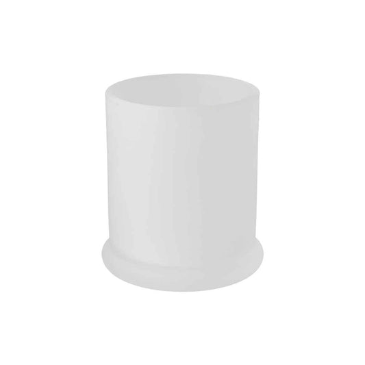 Danube Candle Jar - No Lid - Transparent White (inside) - Small - 12 of