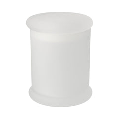 Danube Glassware - Flat Lid - Frosted - Large