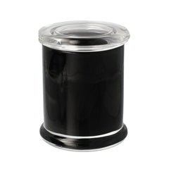 Danube Candle Jar - Flat Lid - Opaque Black (inside) - Large - 12