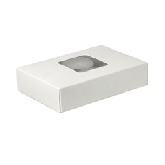 Tealight Box - 25mm - PVC - 6 Pack - White - 12