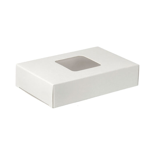 Tealight Box - 25mm - PVC - 6 Pack - White - 12