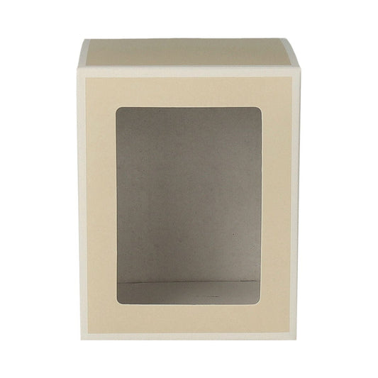 Danube Candle Box - Window - Beige - Large - 12