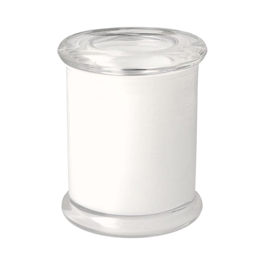 Danube Medium Base and Flat Lid (Packed with lid on) - Opaque White - 12 of