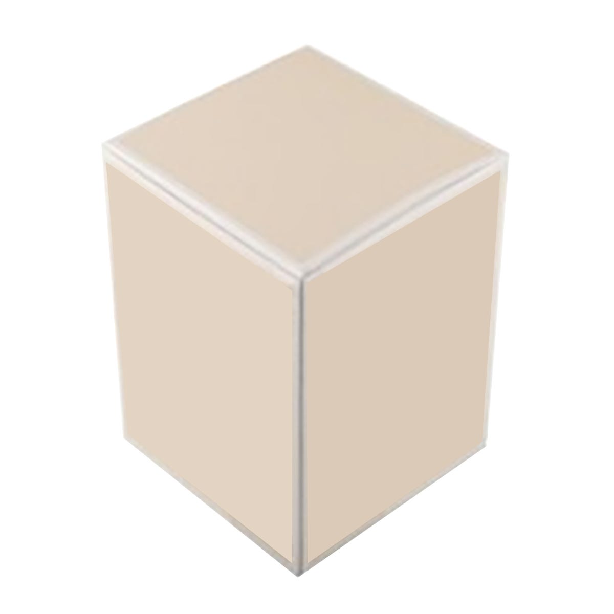 Danube Candle Box - No Window - Beige - Medium - 12