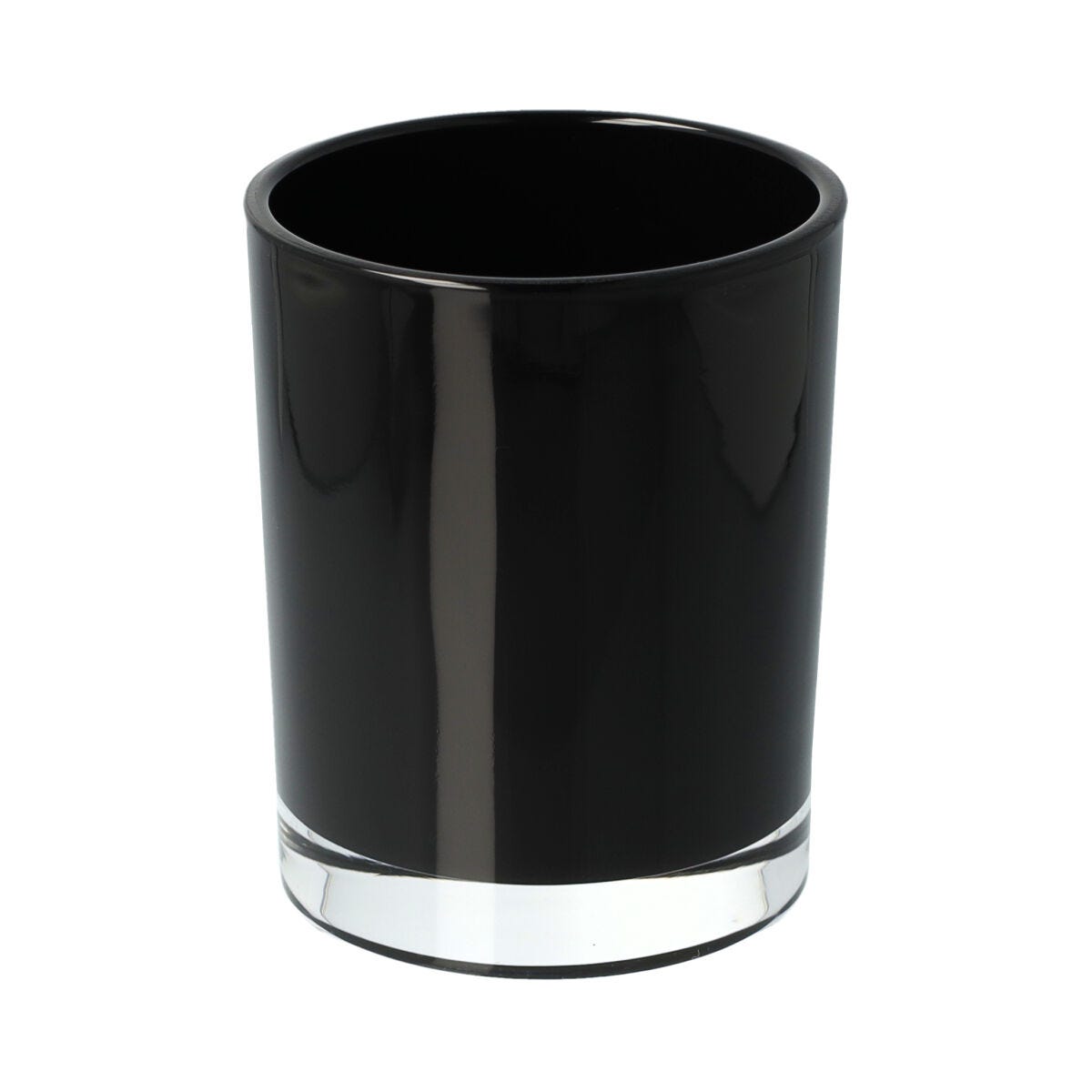 Votive Candle Jar - Opaque Black (inside painted) - 1