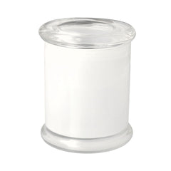 Danube Candle Jar - Flat Lid - Transparent White (inside) - Large - 12
