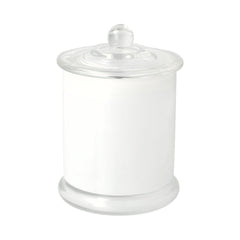 Danube Medium Base and Knob Lid (Packed with lid on) - Transparent White - 12