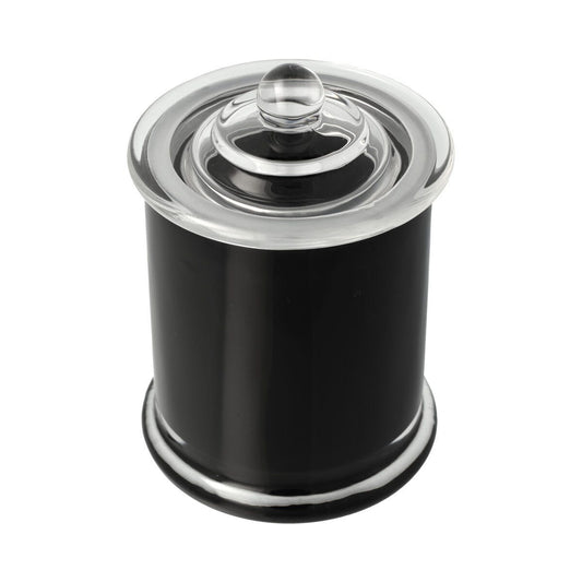 Danube Glassware - Knob Lid - Transparent Black (inside) - Medium - 12