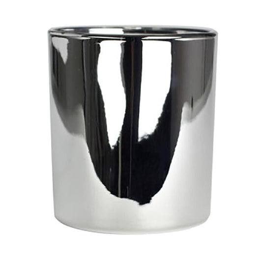Oxford Candle Jar - Silver (Outside Electroplated) - Large - 12