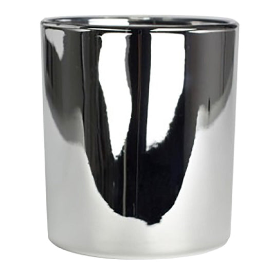Oxford Candle Jar - Silver (Outside Electroplated) - XL - 1