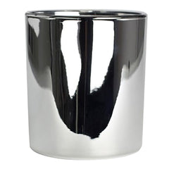 Oxford Candle Jar - Silver (Outside Electroplated) - XL - 1