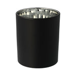 Oxford Candle Jar - Electroplated Silver & Matte Black