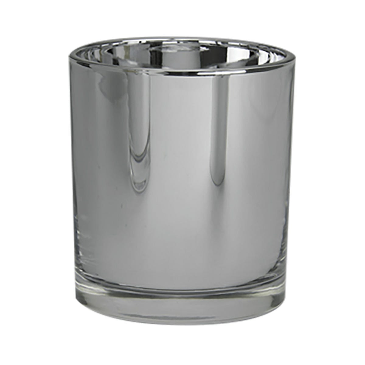 Oxford Candle Jar - Electroplated Silver (Inside) - Large - 12