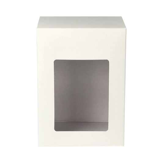 Danube Candle Box - Window - White - Medium - 12