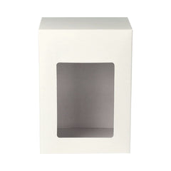 Danube Candle Box - Window - White - Medium - 12
