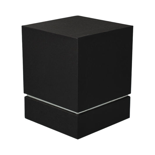 Luxe Candle Box Black with Silver
