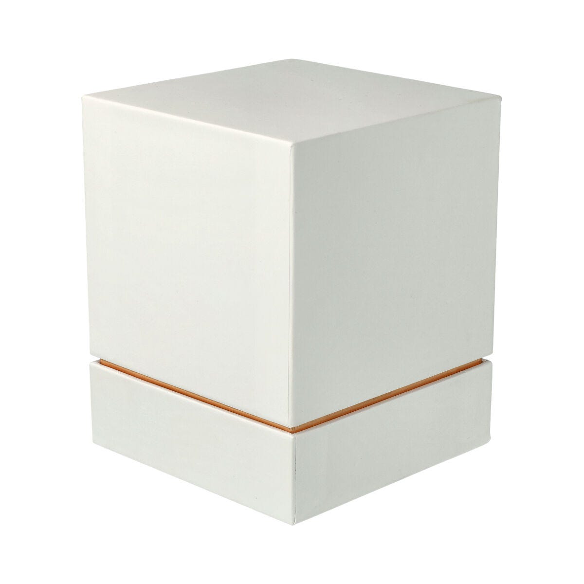 Luxe Candle Box White with Rose Gold