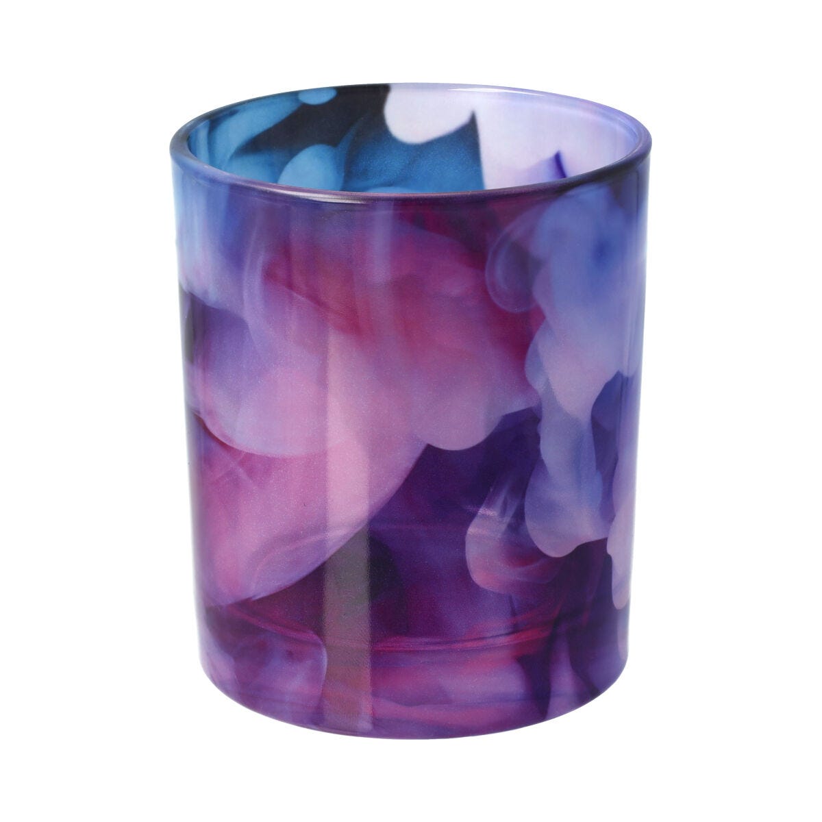 Oxford Medium Peri Purple Outside Painted Jar - 1 of