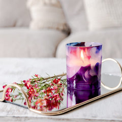 Oxford Candle Jar - Peri Purple - Large - 1 of