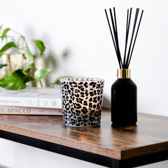 Velino Candle Jar Large Leopard - 1 of