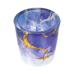 Velino Candle Jar Large Watercolour Purple - 1 of