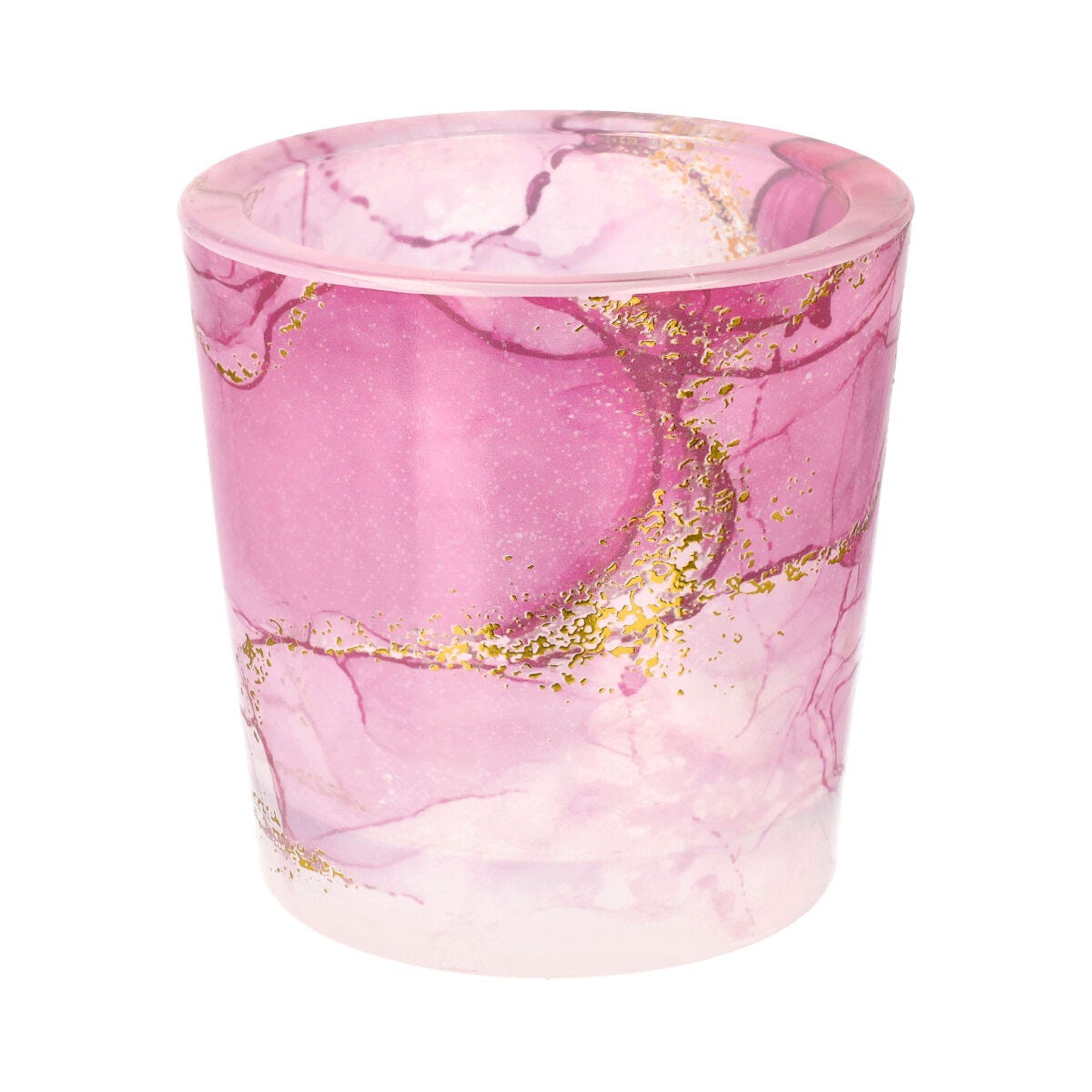 Velino Candle Jar Large Watercolour Pink - 1 of