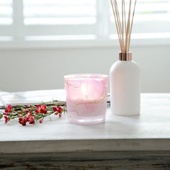 Velino Candle Jar Large Watercolour Pink - 1 of