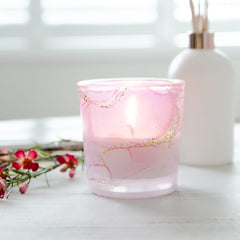 Velino Candle Jar Large Watercolour Pink - 1 of