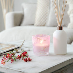 Velino Candle Jar Large Watercolour Pink - 1 of