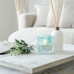 Velino Candle Jar Large Watercolour Teal - 12 of