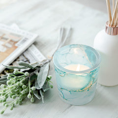 Velino Candle Jar Large Watercolour Teal - 12 of