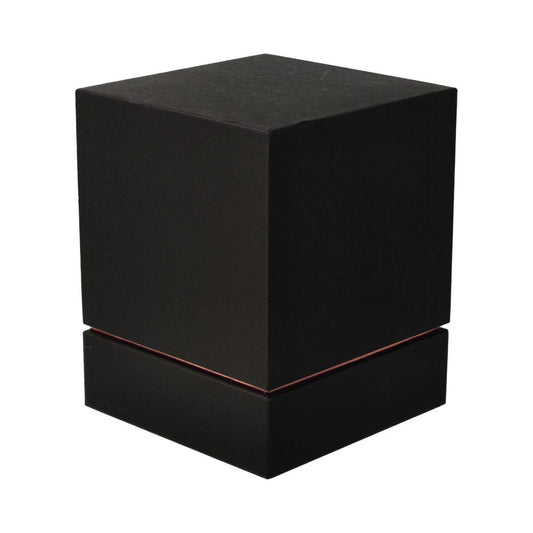 Luxe Candle Box Black with Rose Gold